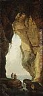Hubert Robert Wall Art - The Mouth of a Cave